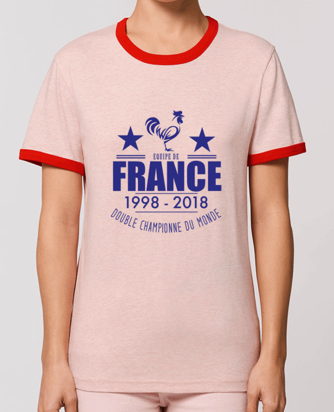 T-shirt Equipe de france double championne du monde par Yazz