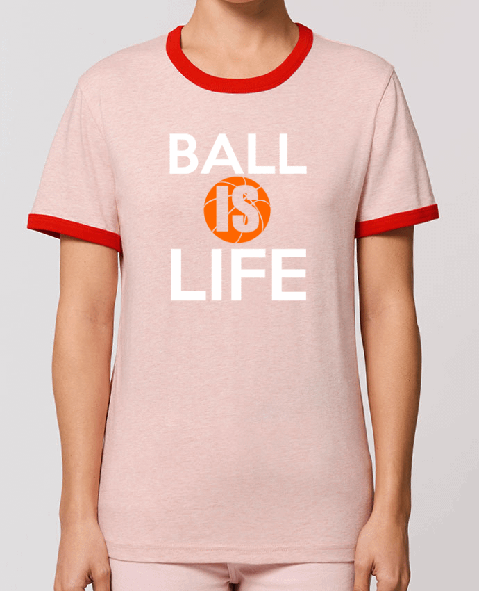 T-Shirt Contrasté Unisexe Stanley RINGER Ball is life por Original t-shirt