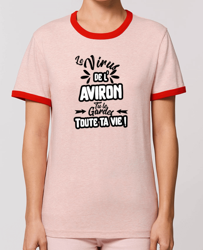 T-Shirt Contrasté Unisexe Stanley RINGER Virus de l'Aviron by Original t-shirt