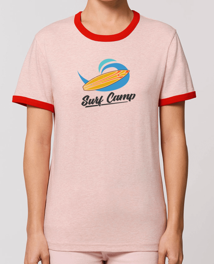 T-Shirt Contrasté Unisexe Stanley RINGER Summer Surf Camp por tunetoo