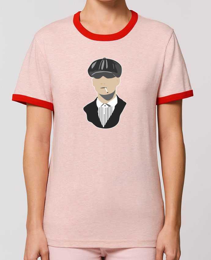 T-Shirt Contrasté Unisexe Stanley RINGER Thomas Shelby Peaky Blinders por tunetoo