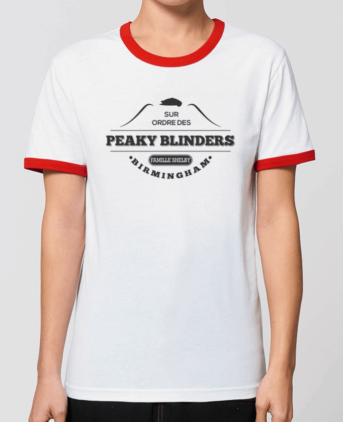 T-Shirt Contrasté Unisexe Stanley RINGER Sur ordre des Peaky Blinders por tunetoo