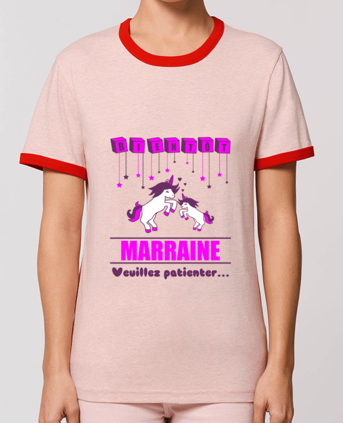 T-shirt Bientôt Marraine, future marraine, licorne par Benichan