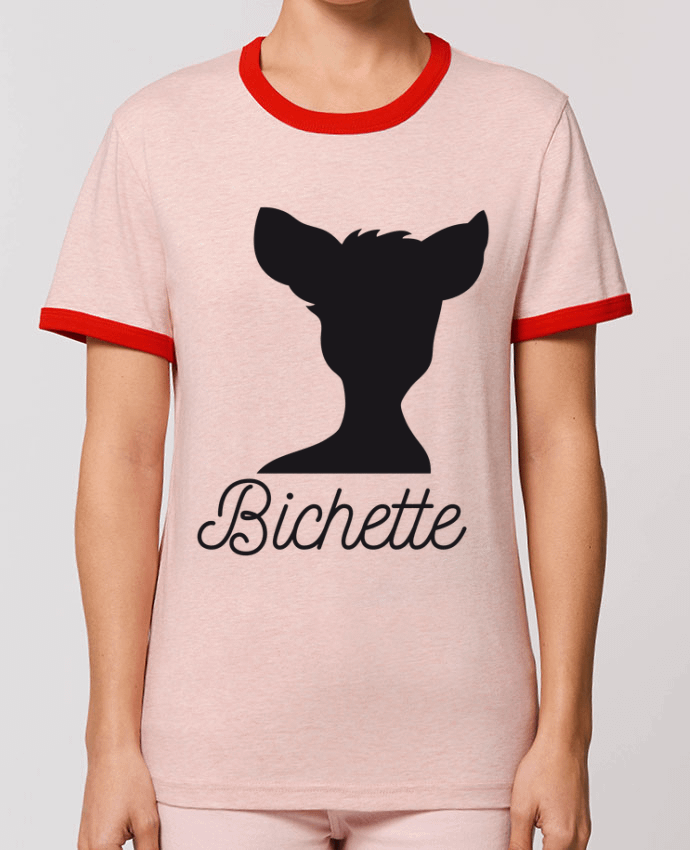 T-Shirt Contrasté Unisexe Stanley RINGER Bichette by FRENCHUP-MAYO