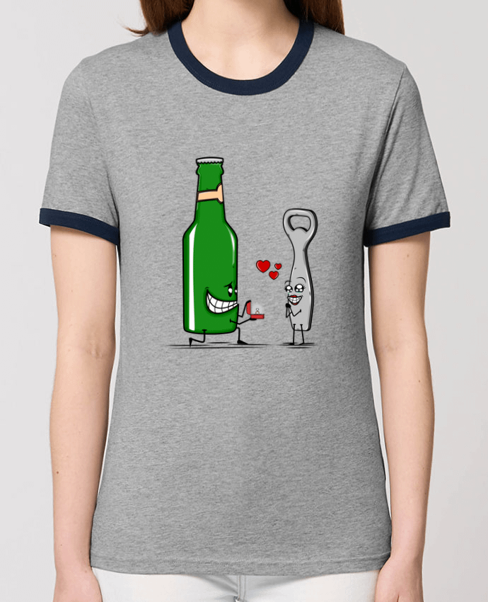 T-shirt BEER ROMANCE par PTIT MYTHO