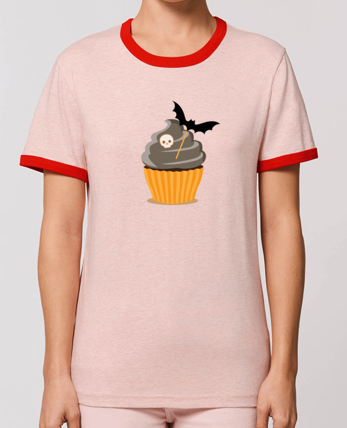 T-Shirt Contrasté Unisexe Stanley RINGER Halloween cake by tunetoo