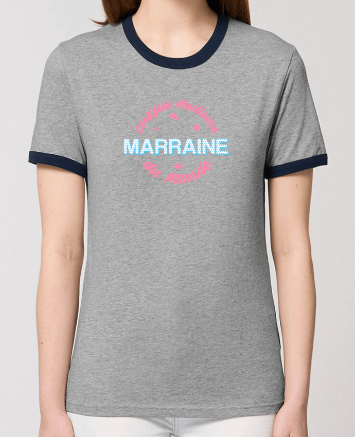 T-shirt Certifiée meilleure marraine du monde par tunetoo