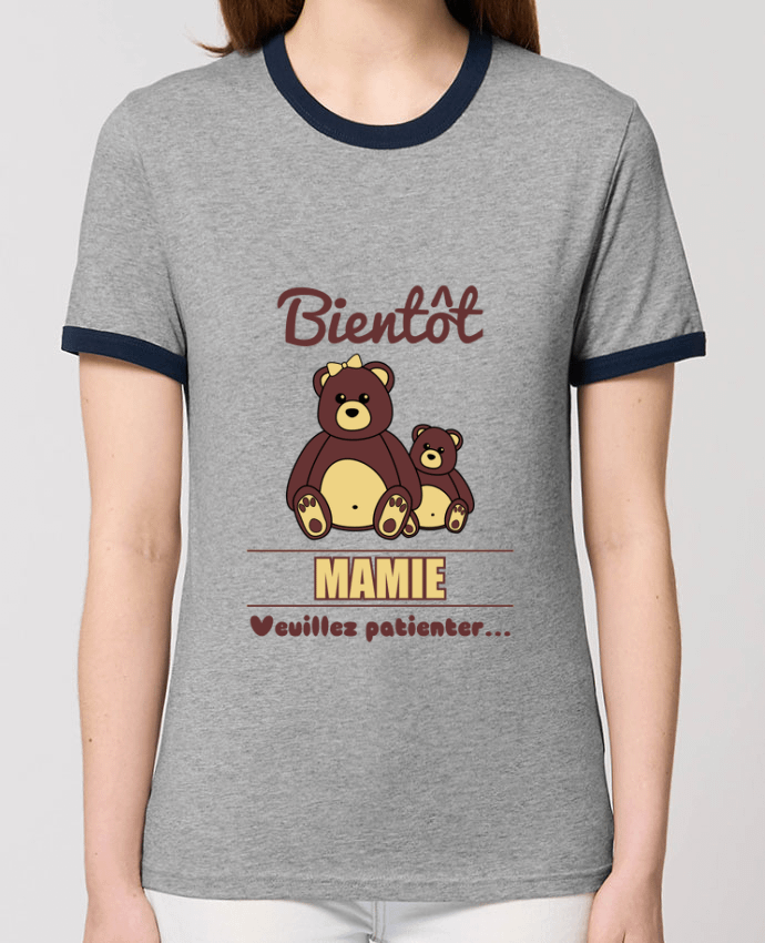 T-shirt Bientôt Mamie, future grand-mère, ourson, famille, grossesse par Benichan