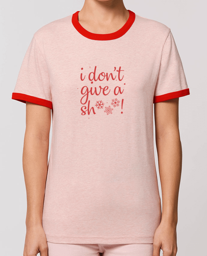 T-Shirt Contrasté Unisexe Stanley RINGER I don't give a sh*** ! by Nana