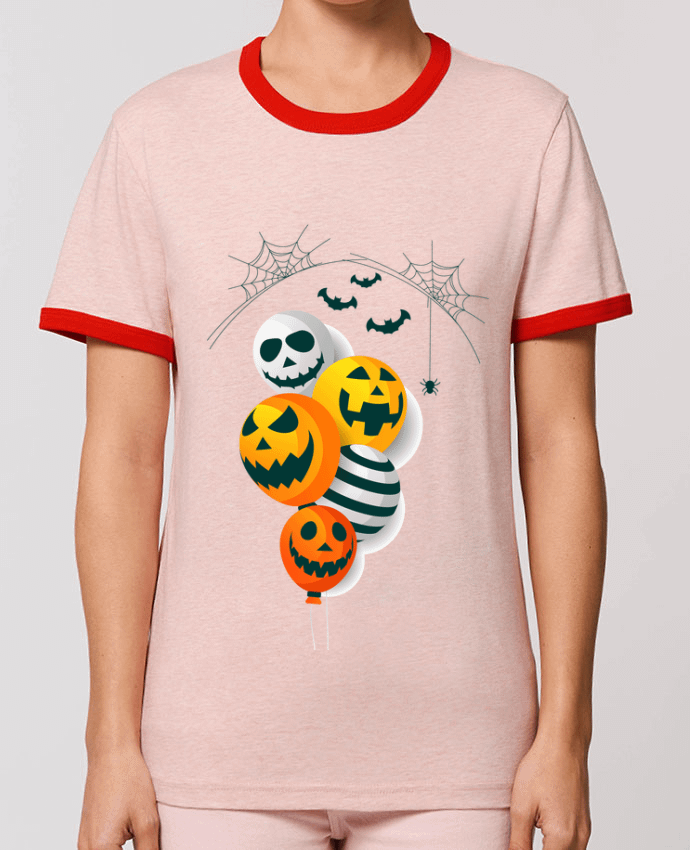 T-Shirt Contrasté Unisexe Stanley RINGER halloween by SHOPLA