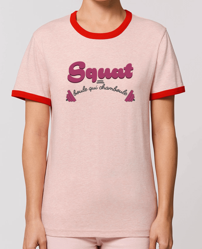 T-Shirt Contrasté Unisexe Stanley RINGER Squat = boule qui chamboule por tunetoo