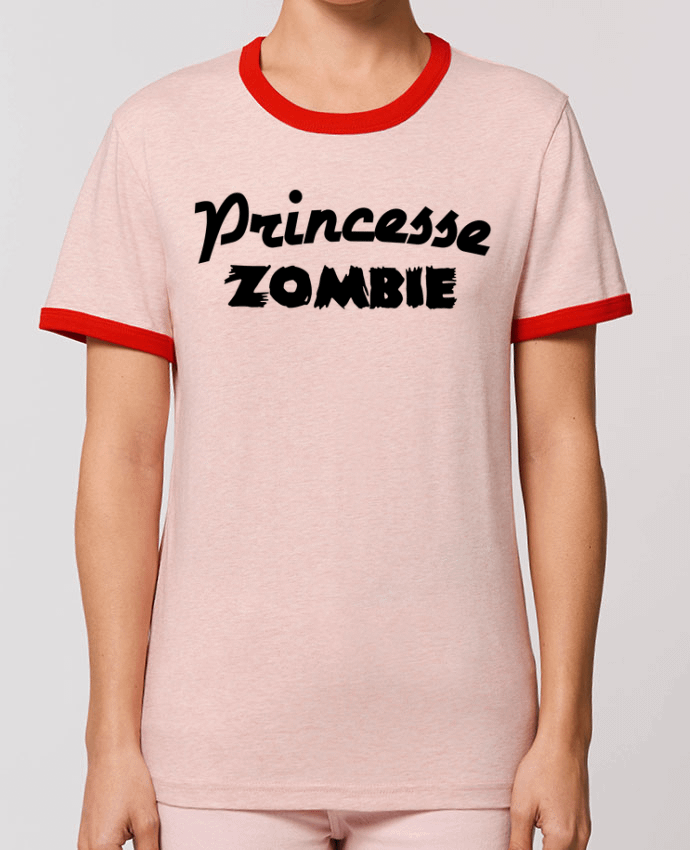 T-Shirt Contrasté Unisexe Stanley RINGER Princesse Zombie por L'Homme Sandwich