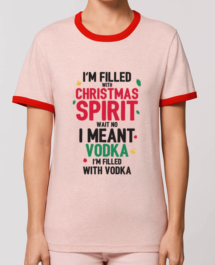 T-shirt Christmas - Filled with vodka par tunetoo