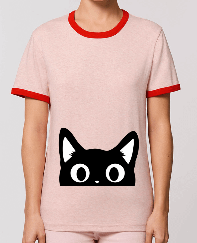 T-Shirt Contrasté Unisexe Stanley RINGER Chat by Nana