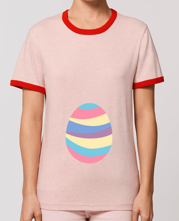 T-Shirt Contrasté Unisexe Stanley RINGER Easter egg por tunetoo