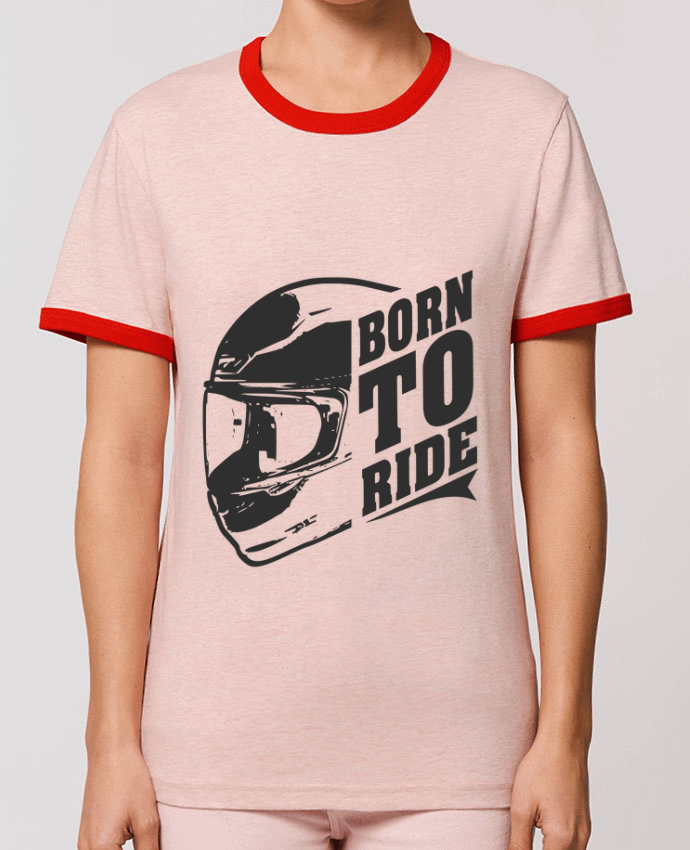 T-Shirt Contrasté Unisexe Stanley RINGER BORN TO RIDE by SG LXXXIII