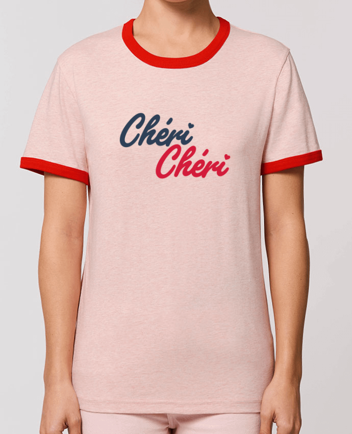 T-Shirt Contrasté Unisexe Stanley RINGER Chéri Chéri by tunetoo
