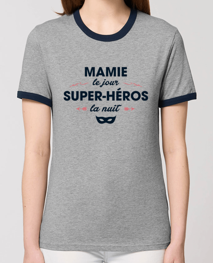 T-shirt Mamie le jour, super-héros la nuit par tunetoo