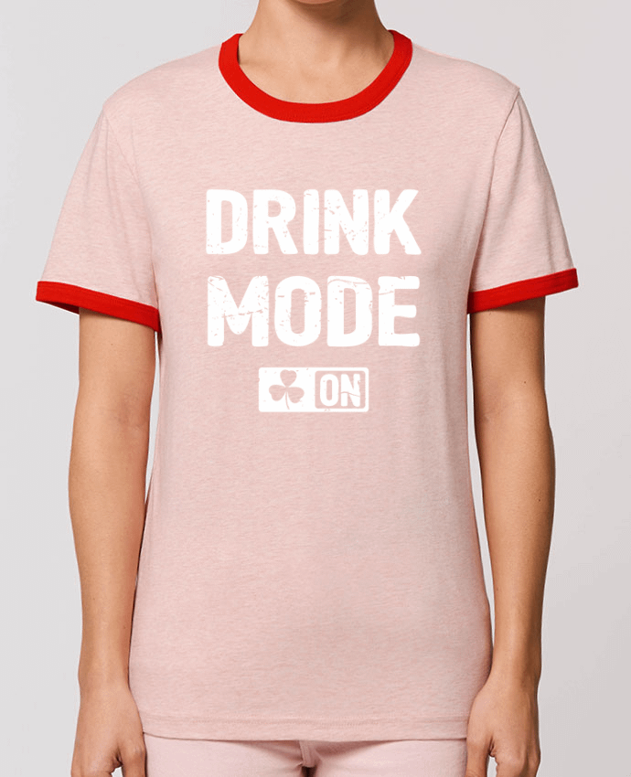 T-Shirt Contrasté Unisexe Stanley RINGER Drink Mode On por tunetoo