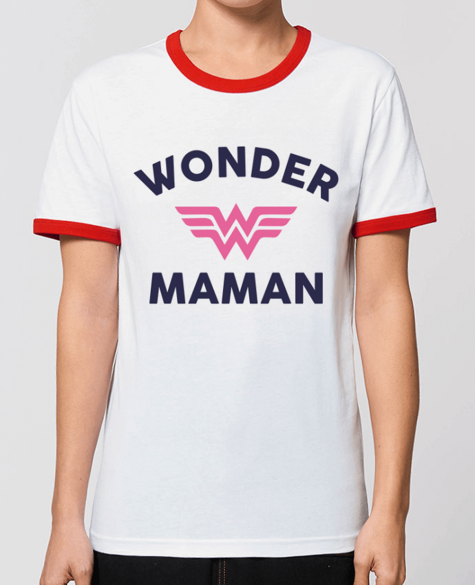 T-Shirt Contrasté Unisexe Stanley RINGER Wonder Maman by tunetoo
