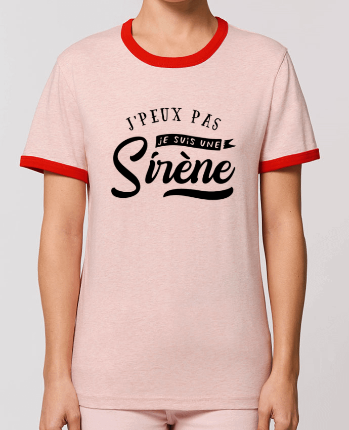T-Shirt Contrasté Unisexe Stanley RINGER Je suis une siréne by Original t-shirt