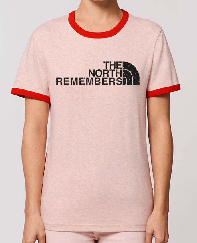 T-Shirt Contrasté Unisexe Stanley RINGER The North Remembers by tunetoo