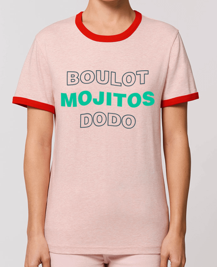T-Shirt Contrasté Unisexe Stanley RINGER Boulot mojitos dodo by tunetoo