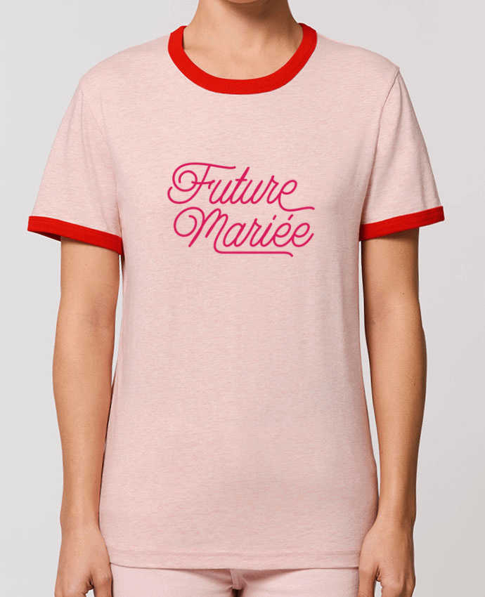 T-Shirt Contrasté Unisexe Stanley RINGER Future mariée evjf mariage por Original t-shirt
