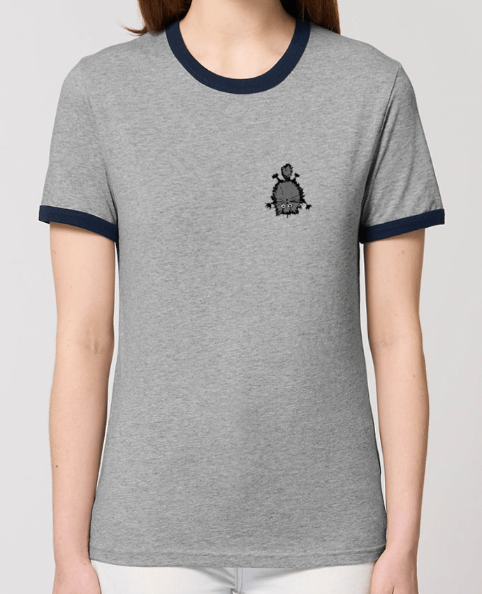 T-Shirt Contrasté Unisexe Stanley RINGER Chat by caroline.c