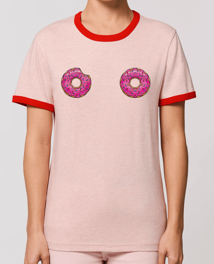 T-Shirt Contrasté Unisexe Stanley RINGER Donut por caroline.c