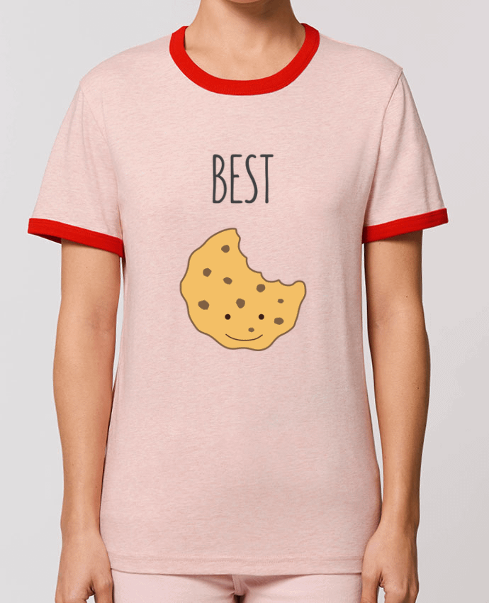 T-Shirt Contrasté Unisexe Stanley RINGER BFF - Cookies & Milk 1 by tunetoo