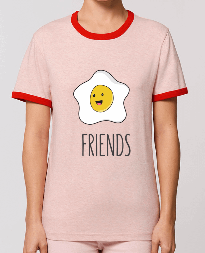 T-Shirt Contrasté Unisexe Stanley RINGER BFF - Bacon and egg 2 by tunetoo