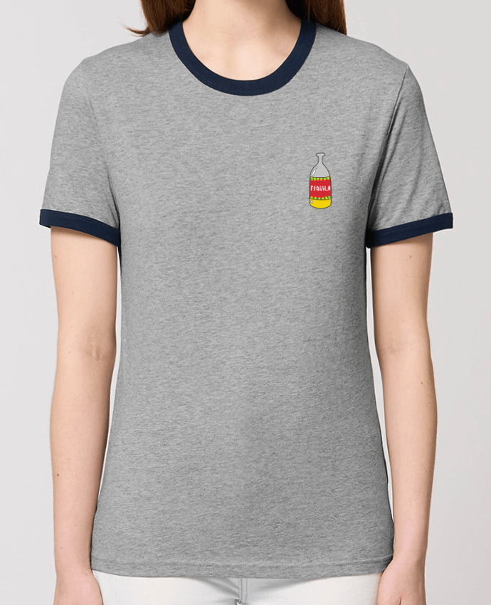 T-Shirt Contrasté Unisexe Stanley RINGER Tequila y lima 1 por tunetoo