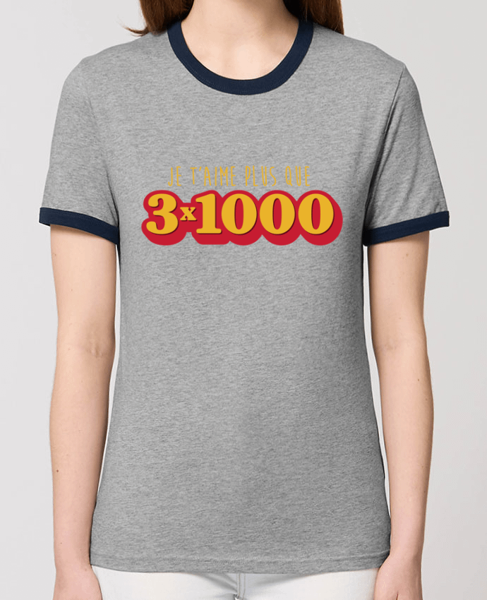 T-shirt Je t'aime plus que 3 x 1000 - Avengers par tunetoo