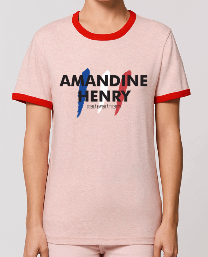 T-Shirt Contrasté Unisexe Stanley RINGER Amandine Henry - Rien à envier à Thierry by tunetoo