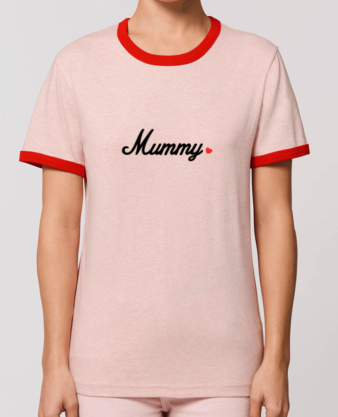 T-Shirt Contrasté Unisexe Stanley RINGER Mummy por Nana