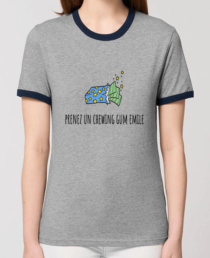 T-shirt Prenez un chewing gum Emile, citation film la cité de la peur. par Mlle Coco