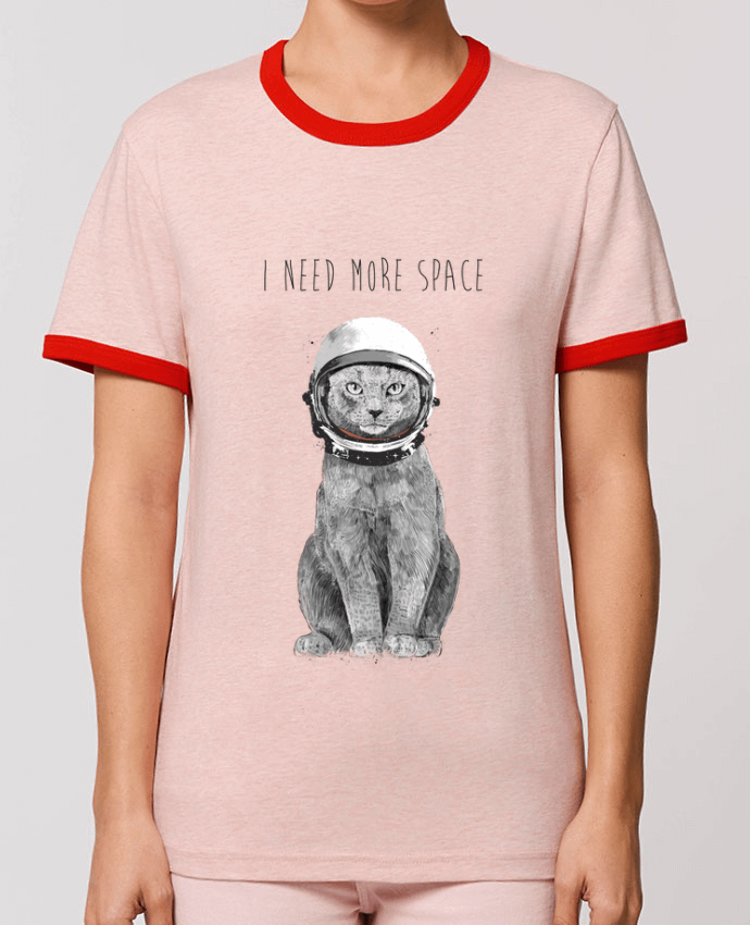 T-Shirt Contrasté Unisexe Stanley RINGER I need more space by Balàzs Solti