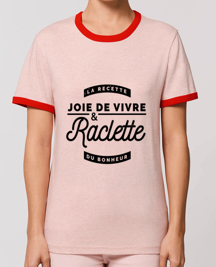T-Shirt Contrasté Unisexe Stanley RINGER Joie de vivre et raclette by Rustic