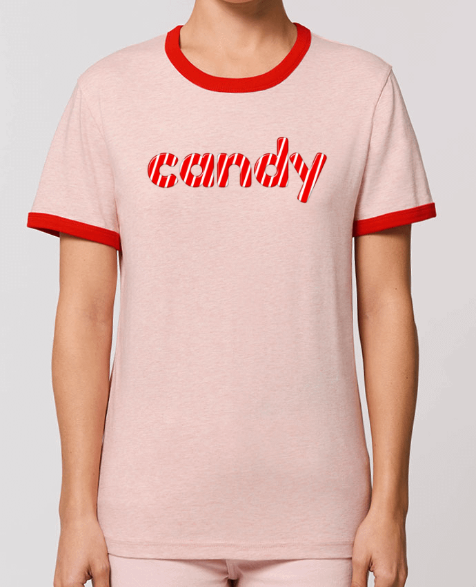 T-Shirt Contrasté Unisexe Stanley RINGER Candy by Forgo
