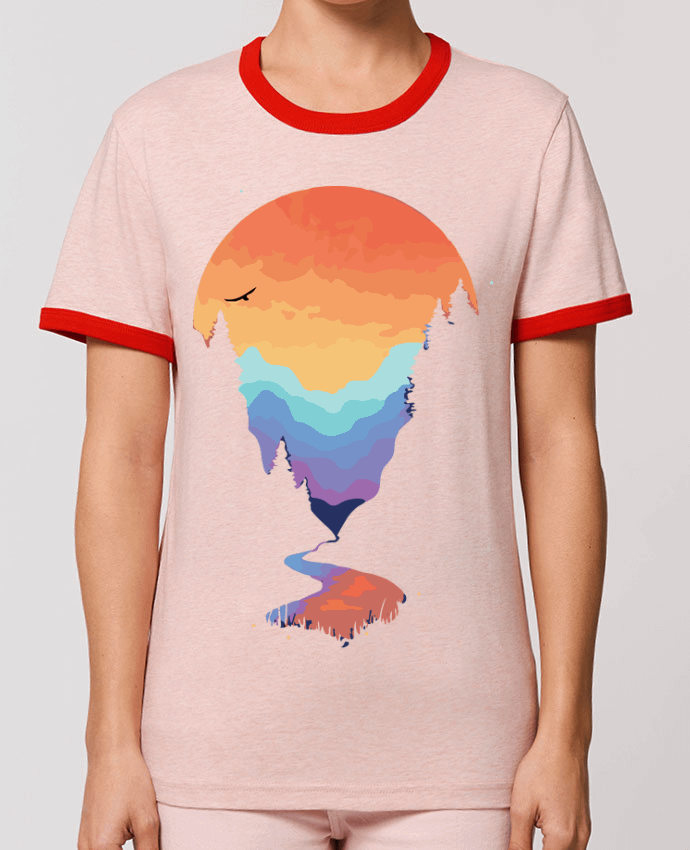 T-shirt Paysage de montagne par jorrie