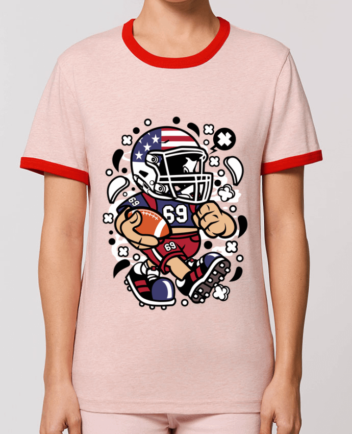 T-shirt Football Américain Cartoon | By Kap Atelier Cartoon par Kap Atelier