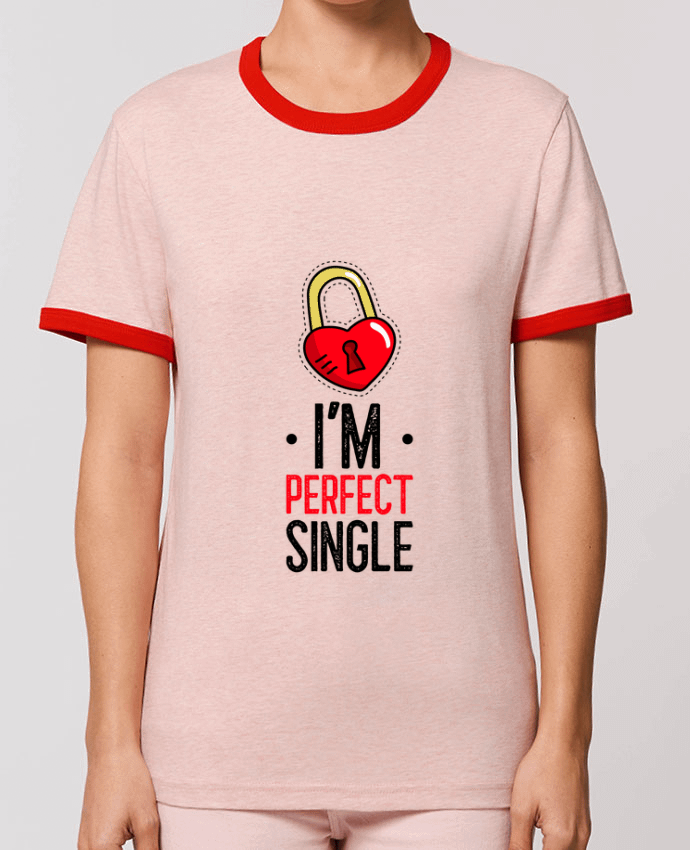 T-Shirt Contrasté Unisexe Stanley RINGER I'am Perfect Single by Sweet Birthday