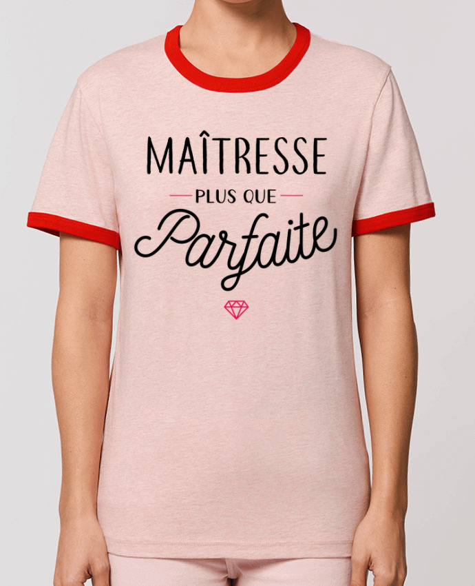 T-Shirt Contrasté Unisexe Stanley RINGER Maîtresse plus que byfaite by La boutique de Laura