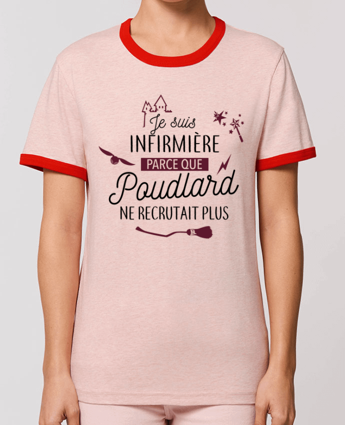 T-Shirt Contrasté Unisexe Stanley RINGER Infirmière / Poudlard por La boutique de Laura