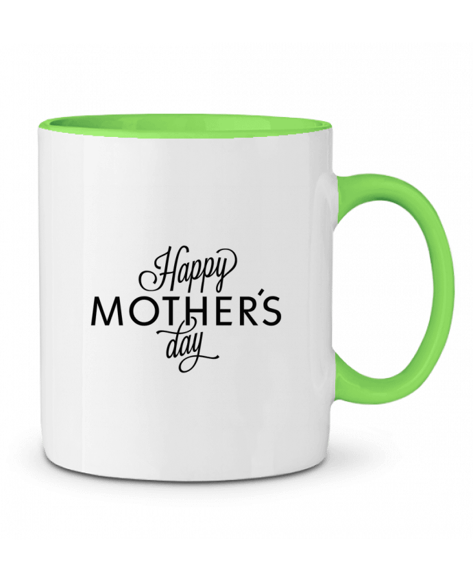 Taza Cerámica Bicolor Happy Mothers day tunetoo