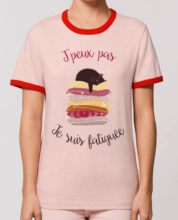 T-shirt J'peux pas je suis fatiguée par La boutique de Laura