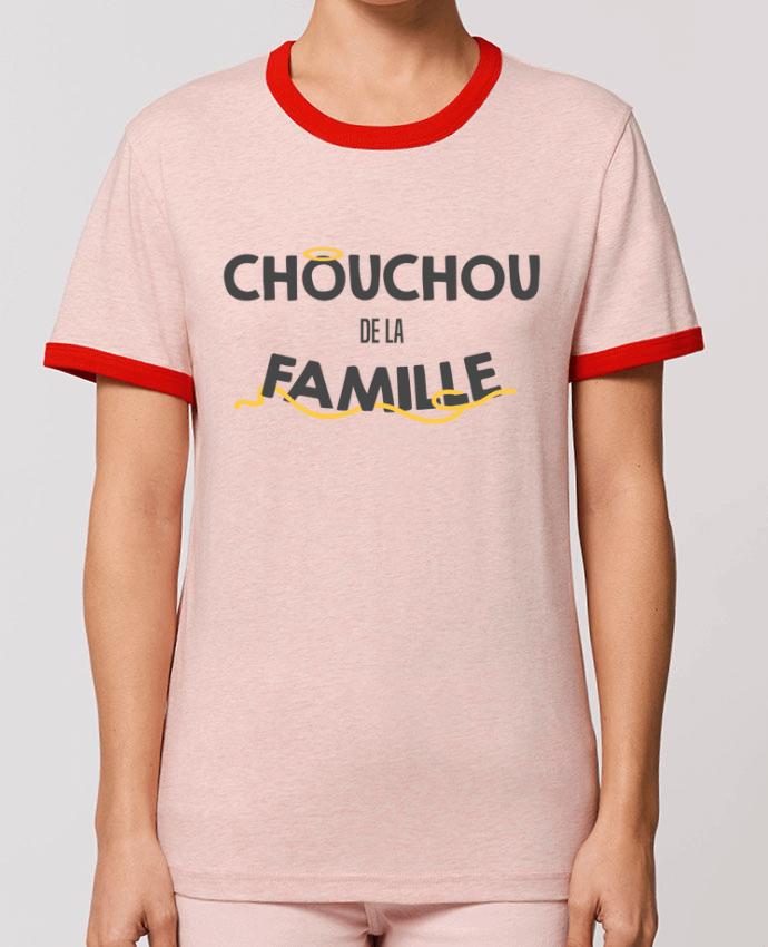 T-Shirt Contrasté Unisexe Stanley RINGER Chouchou de la famille por tunetoo