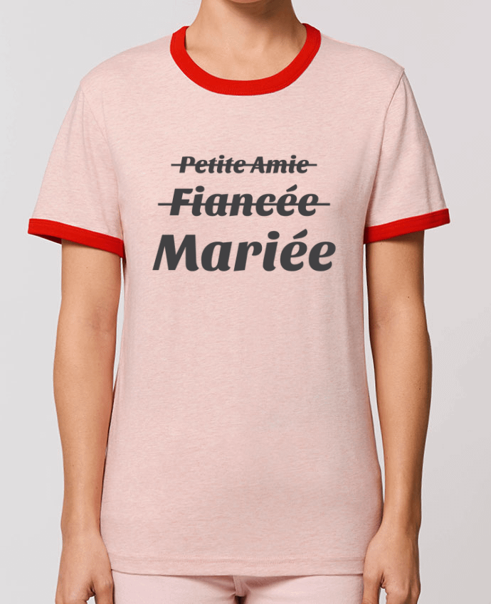 T-Shirt Contrasté Unisexe Stanley RINGER Mariée - EVJF by tunetoo