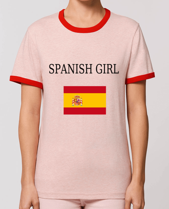 T-Shirt Contrasté Unisexe Stanley RINGER SPANISH GIRL by Dott